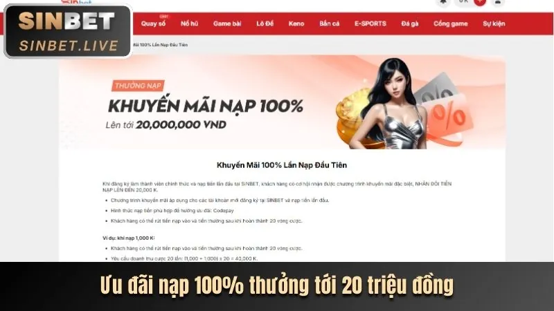 Ưu đãi chào mừng AC888